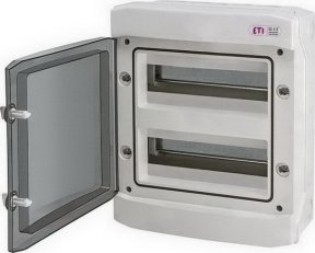 Nástěnná rozvodnice ECH-24PT 24M (2x12) IP65 ETI 001101063