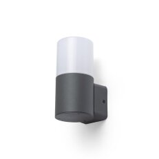 BONNIE nástěnná antracitová opálový PP 230V E27 28W IP44 RENDL R13635