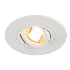 Downlight NEW TRIA XL ROUND GU10 bílé matné 50 W SLV 113441