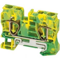Pružinová svorka zemnící 2 body 10mm2 (obj. mn. 50ks) SCHNEIDER NSYTRR102PE