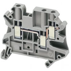 Šroubová svorka, 3 body, 4mm2 šedá (obj. mn. 50ks) SCHNEIDER NSYTRV43