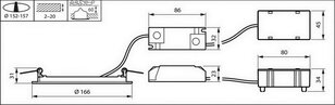 PHILIPS DN145B LED10S/830 PSU II WH Zapuštěný tenký downlight, zespodu IP44