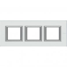 Legrand HA4802M3HVKA BTAX Rámeček2+2+2 HOR. SKLO KŘIŠŤ
