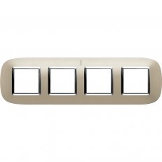 Legrand HB4802/4TC BTAX Rámeček2+2+2+2 TITAN SVĚTLÝ