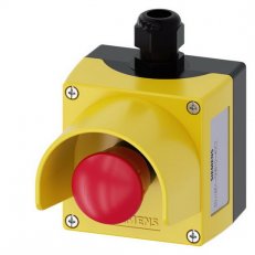 AS-Interface kryt pro povelové přístroje, 22 mm, kov, žlutý, ochranný límec