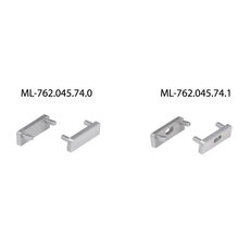 Přisazený hliníkový profil PB1 17x5mm bez difuzoru 1m MCLED ML-761.145.74.1