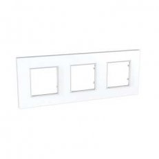 Unica Quadro Krycí rámeček trojnásobný, Polar SCHNEIDER MGU2.706.18