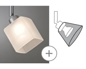 Stínidlo DecoSystems max.50W, Quad bílá 600.15 PAULMANN 60015