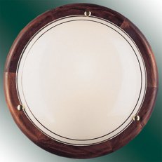 Stropní svítidlo Punto 300 dřevo tmavé 60W IP20 E27 COMPOLUX 912013/82