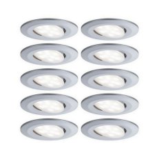 Vestavné svítidlo LED Calla kruhové 10x6W matný chrom výklopné 999.23 99923
