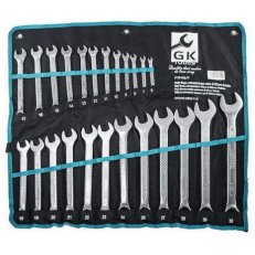 Sada očkoplochých klíčů 6-32 mm 24 dílů matný chrom-obal GK TOOLS P16145/P