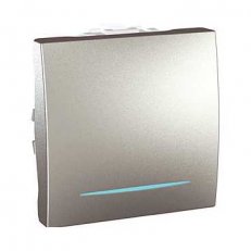 Unica Přepínač střídavý 6So, Aluminium SCHNEIDER MGU3.203.30N