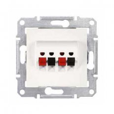 Sedna Zásuvka reproduktorová dvojitá, Cream SCHNEIDER SDN5400123