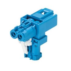 rozvodný blok 2-pól, 1/2, 250V/16A, GST15i2, modrý, T WIELAND 91.020.1453.0