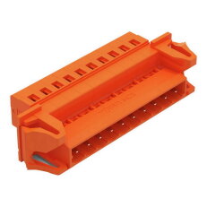 Konektor s pájecími piny CAGE CLAMP 2,5mm2 oranžová 10pól. WAGO 231-640/114-000
