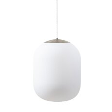 Závěsné LED svítidlo se skleněným stínidlem TANIA S2 HP 59W IP40 DALI 4K nerez