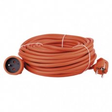 Prodlužovací kabel 20 m 1 zásuvka oranžový PVC 230 V 1,5mm2 EMOS P01120