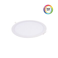24KW18 LED panel RGBCCT 18W 24V kulatý bílý T-LED 102331