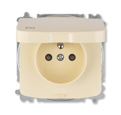 ABB TANGO zásuvka s kolíkem IP44 slonová kost 6619A-A06997 C (náhrada 5519)