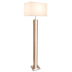 FOREST Stojací lampa, MDF imitace dřeva,