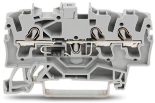 Svorka pro moduly, 3vodič., S diodou 1N4007, Šedá WAGO 2202-1311/1000-410