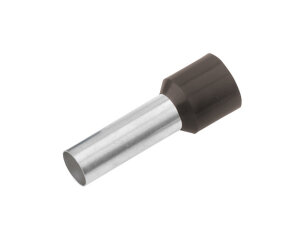 Izolovaná dutinka Cu 1,5/6 mm, černá (100 ks) CIMCO 187011