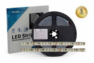 LED STRIP 128LED/12W/m IP20 NW 24V 5m (*