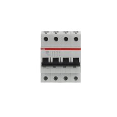 S204-D50 4 fázový jistič 50 A char. D 6kA ABB 2CDS254001R0501