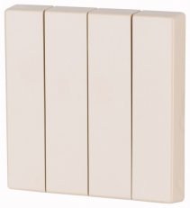 CWIZ-04/52 Kryt RF tlačítka 4x1/4 55x55mm Nahoru-dolů Krémová lesklá 173008