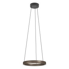 Závěsné svítidlo TRABUCO LED-CCT d800 38W IP20 černá/bronz EGLO 390449