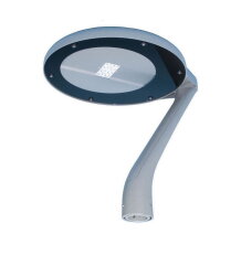 PED1 050, šedý korpus, LED 730,  skleněný kryt, symetrická optika, regulovatelné