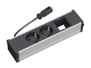 Bachman 912.003 CONI 2xCEE7/3 1xModule Line 0,2m GST18