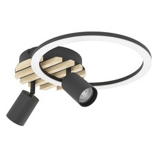 DL/LED SPOT/GU10 SW/HOLZ L385 CEMBRANO