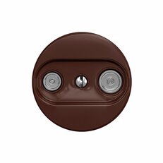 Účastnická zásuvka GREENLUX KLIKLAP H/TV/K Brown, TV+R (koncová)