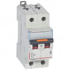 DX3 JISTIČ, 2 PÓLOVÝ, CHAR. D,10A 25KA LEGRAND 409819