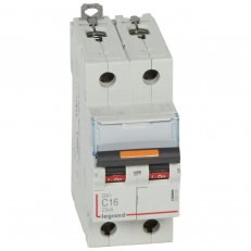 DX3 JISTIČ, 2 PÓLOVÝ, CHAR. C,16A 25KA LEGRAND 409768