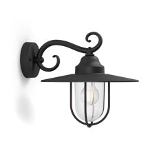 Nástěnné svítidlo Pasture černá 1x60W 230V PHILIPS 1627030PN