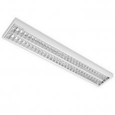 Svítidlo LLL6000, 2x LED 840, 1510mm, lesklá mřížka, přisazené, NONSELV 350mA