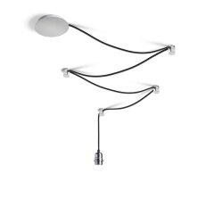 SPIDER I závěsná sada černá chrom 230V E27 15W RENDL R13493