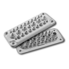 Průchodková deska MC 25/27 (IP67) šedá ELEKTRO BEČOV G502767