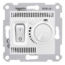 Sedna Termostat prostorový otočný s vypínačem, Polar SCHNEIDER SDN6000121