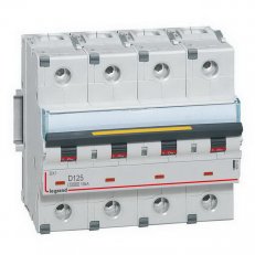 DX3 JISTIČ, 4 PÓLOVÝ, CHAR. D,125A 10000A/16KA LEGRAND 409542