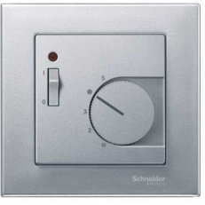 Merten Centrální deska termostatu System M Aluminium SCHNEIDER MTN536160