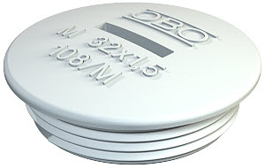 OBO 108 M50 PS Závěrný šroub kabelové vývodky M50 světle šedá Polystyrol PS