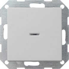 Tlačítkový spínač řídicí přepínač System 55 šedá mat GIRA 0136015
