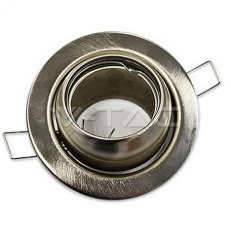 GU10 Housing Changing Angle Round Satin