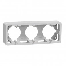Krabice na omítku NOVÁ UNICA PRO trojnásobná, Aluminium SCHNEIDER NU840630