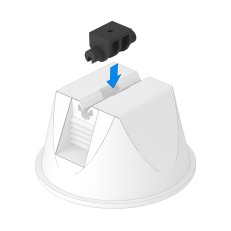 OBO 165 MBG UH Adaptér pro střešní držák vodiče univerzální o 4mm černá