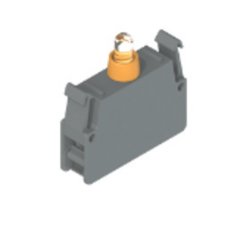 LED signálka, oranžová, 12-30 V AC/DC, horní upevnění PIZZATO E2LP1A8V1