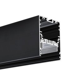 LED hliníkový profil KLUŚ MOD-50 černá 1m /18047K7_1m/ ALUMIA A18047A07_1